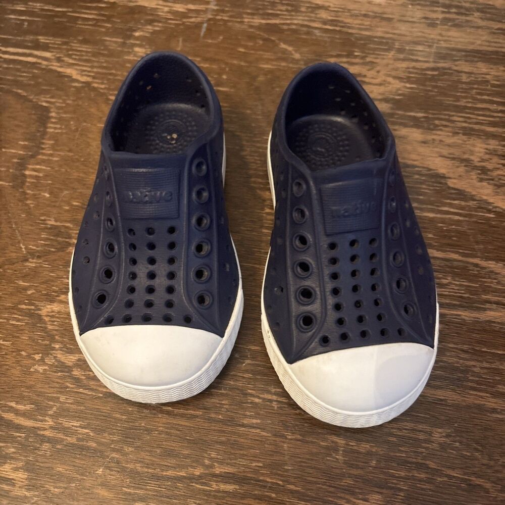 Zapatillas Native Jefferson Niños - Talla C6 (UK 5 / EU 22) - Azul Marino